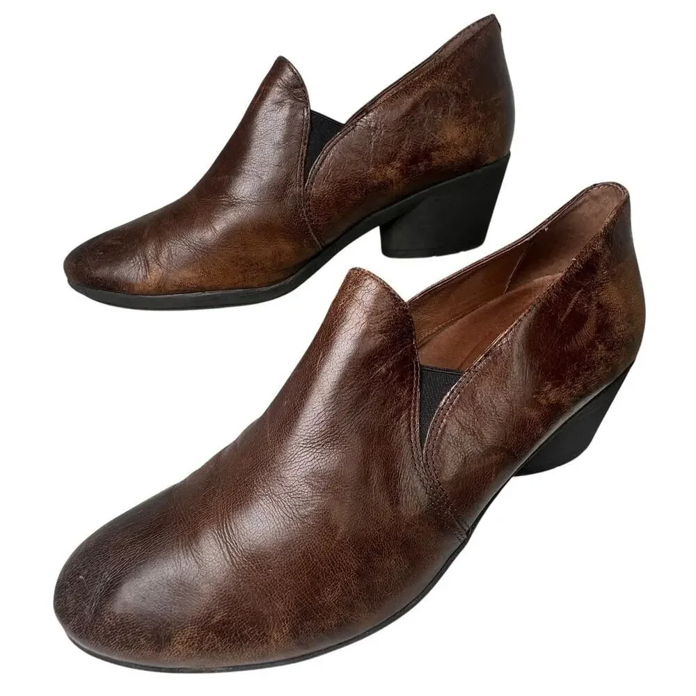 Dansko Robin Brown Leather Pumps Women Sz 42 US Sz 11 Career Minimalist Comfort - Picture 5 of 16